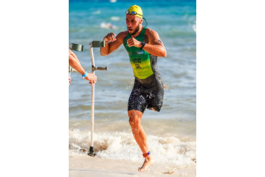 Juan Esteban Patiño Giraldo, paratriatleta de Caldas, esperanza para los VI Juegos Paranacionales.