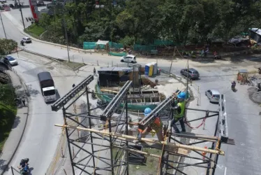 Así avanzan las obras del Intercambiador Vial de Los Cedros 