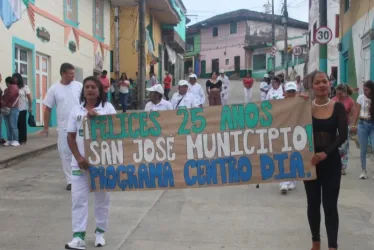 El municipio pertenece oficialmente a caldas desde 1998.