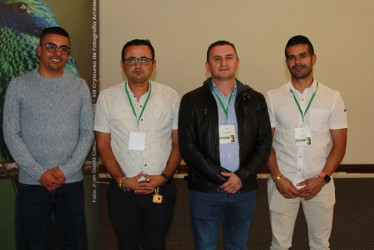 Cuatro alcaldes en Corpocaldas Foto | Cortesía Corpocaldas | LA PATRIA