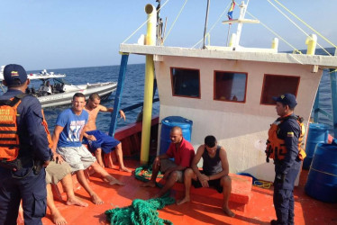 Los ciudadanos venezolanos estuvieron medio día a la deriva en un cayo del archipiélago de San Andrés.