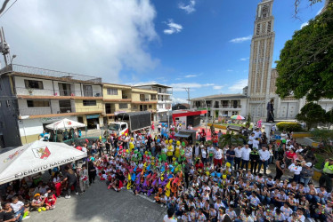 Masiva participación.