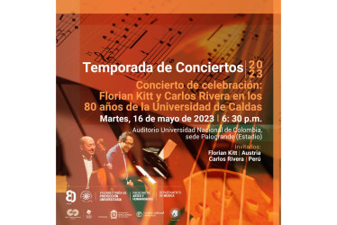 Información del concierto de esta noche. 