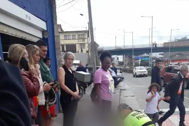 Moto atropelló a menor de edad en el sector de Ondas del Otún