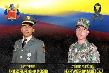 Los militares que perdieron la vida en combate.