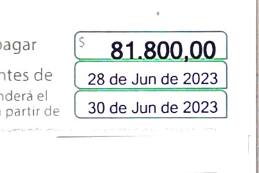 Comparación de precios de las facturas de gas.