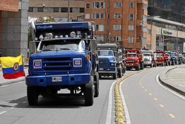 Foto | EFE | LA PATRIA  En Bogotá se registraron las mayores concentraciones.