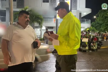 Besnik Nikolli capturado en Santa Marta.