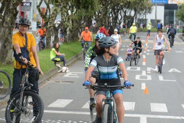 Ciclovía en Manizales