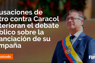 La Flip ya se había pronunciado en ocasiones anteriores por ataques del presidente Petro a la prensa.