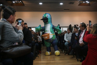 Los XXII Juegos Deportivos Nacionales y VI Paranacionales fueron ratificados y presentados ayer en Bogotá para el Eje Cafetero. Trochi, la mascota de las justas, abrió la programación.