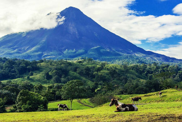 El volcán Arenal