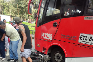 Accidente de tránsito en Manizales