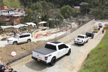 Así lucen hoy las obras en Los Cedros.