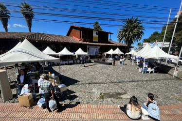 Jornada Sembradores de Paz en Manizales, que se lleva a cabo de manera simultánea en diferentes zonas del país donde el SENA, a través de su Agencia Pública de Empleo, contribuye a la reparación integral de las víctimas del conflicto armado.