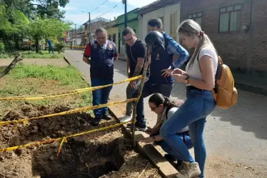 En Viterbo revisan agrietamientos generados por daño en tubería el fin de semana