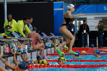 La Villa Deportiva se abrirá desde hoy en Santiago de Chile para inaugurar los Juegos Panamericanos 2023. Colombia va con 389 atletas, 9 de ellos de Caldas. Estos nadadores entrenan en la piscina olímpica.