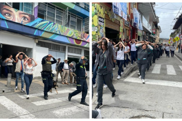 Simulacro de Evacuación en Aranzazu (Caldas)