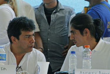 Danilo Rueda y Andrey Avendaño