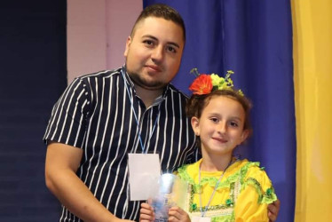 Ganadora en la categoría infantil Carol Samara Garcés Suaza. 