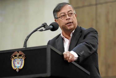 El presidente, Gustavo Petro.