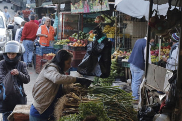 Alimentos en la plaza de mercado