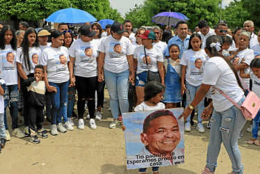 Silenis Marulanda, madre de Luis Díaz, encabeza una movilización para pedir por la libertad de su esposo.