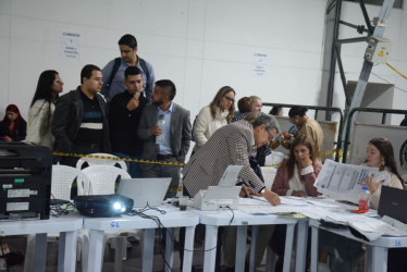 En Expoferias se desarrollaron los escrutinios en Manizales mientras que en el colegio Inem se hizo el escrutinio departamental.