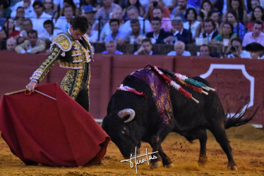 Daniel Luque, torero español, en una presentación en Sevilla, en octubre.