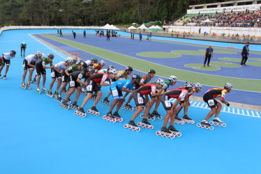 Caldas se quedó por fuera del podio en las cuatro competencias de patinaje en velocidad de ayer.