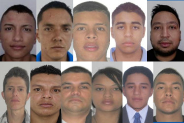 Ellos conforman el listado de los más buscados en Caldas