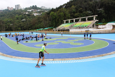 Delegaciones de patinaje, listas para competir en el Bosque Popular El Prado 