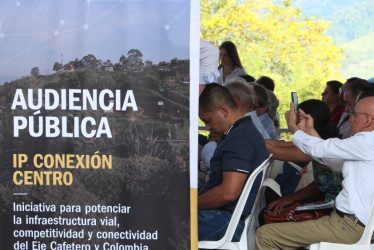 La ANI realizó ayer en Chinchiná una audiencia pública para socializar el proyecto de concesión para el Eje Cafetero, en cabeza de la IP Conexión Centro.