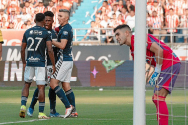 Foto / DIM _oficial / LA PATRIA  El partido en Barranquilla quedó 3-2 a favor de los locales. 