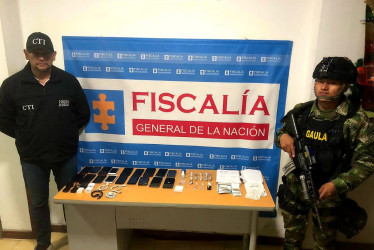 Esto fue lo encontrado en el operativo contra la extorsión liderado por la Fiscalía.