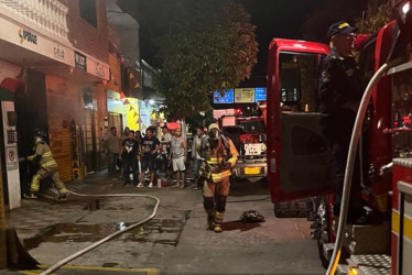 El fuego se originó en la calle 11, entre las carreras 7 y 8, del puerto caldense.