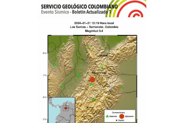 Temblor en Los Santos (Santander)