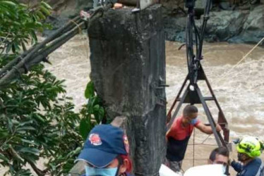 Recuperación de un cuerpo en Caldas.