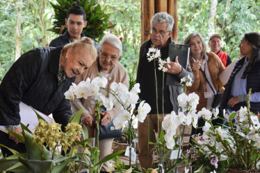 El recorrido de los jurados por los diferentes estands ubicados en el Pabellón de Madera del Recinto del Pensamiento. 