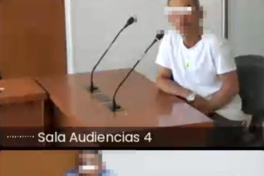 Se encontraron en la audiencia.