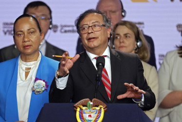 El presidente de Colombia, Gustavo Petro