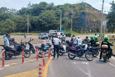 En el sector de Purnio se presentan los bloqueos en La Dorada (Caldas).