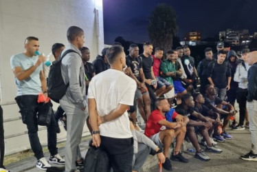 Reunión de los jugadores del Once Caldas el año pasado.