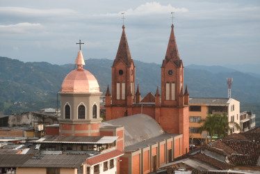 El templo de Santa Bárbara es el más antiguo de Anserma.