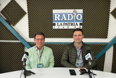 Cristian Torres y Jaime Castaño, director y subdirector de la Cárcel La Blanca de varones de Manizales