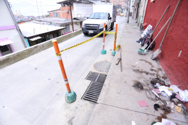 Foto | Luis Fernando Trejos  | LA PATRIA El desagüe fue destapado por Aguas de Manizales.