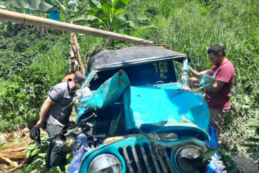 Al parecer el accidente se debió a fallas mecánicas del vehículo.