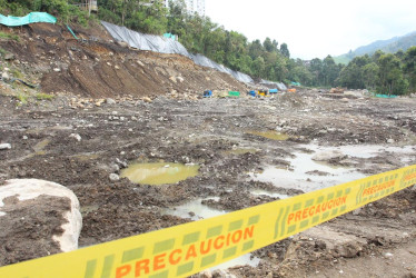 Así se veían las obras en diciembre, durante un recorrido con la Veeduría Ciudadana.