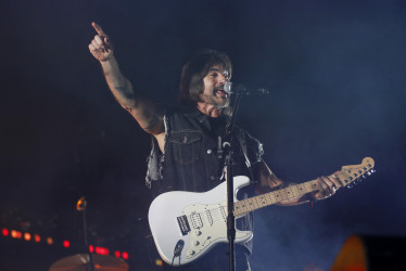 El cantante Juanes se presentó este jueves en un concierto de su gira 'Juan Es Colombia Tour' en el centro de espectáculos La Macarena, en Medellín (Colombia).