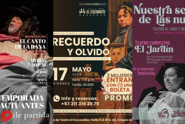 Para no perdersela está la actividad teatral. 